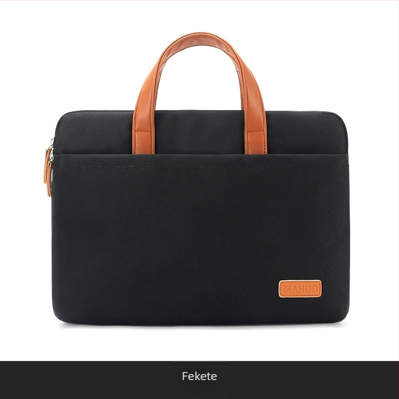 MAHOO laptop táska, vízálló és ultrakönnyű, Oxford anyag, nylon bélés, egyszerű dizájn