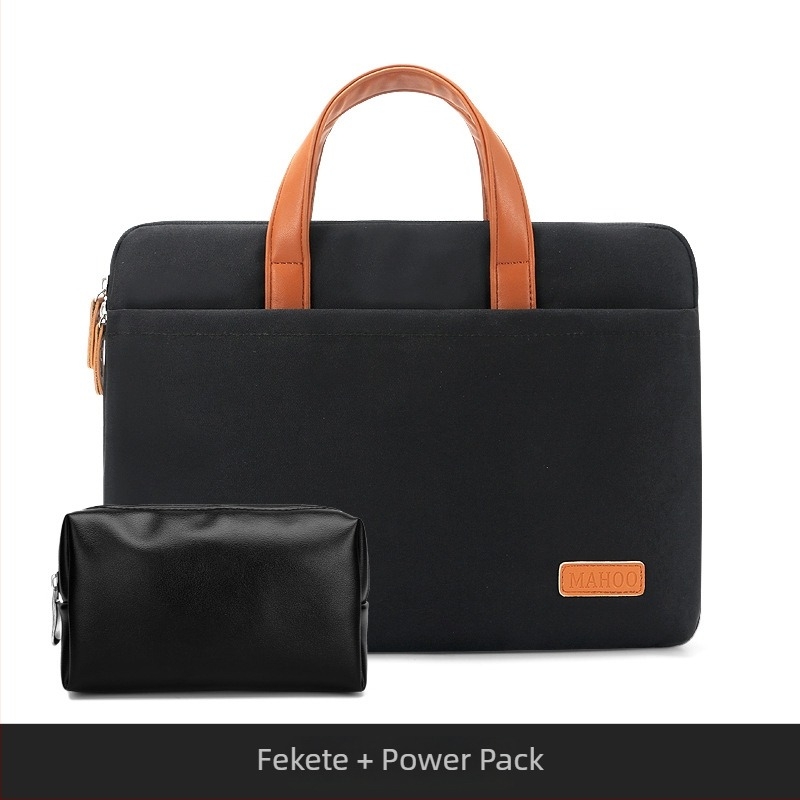 MAHOO laptop táska, vízálló és ultrakönnyű, Oxford anyag, nylon bélés, egyszerű dizájn