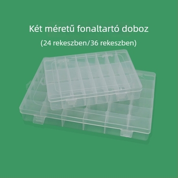 Kézi hajtású bobin tekerő készlet tekerőasztallal és tároló dobozzal keresztszemes fonalakhoz