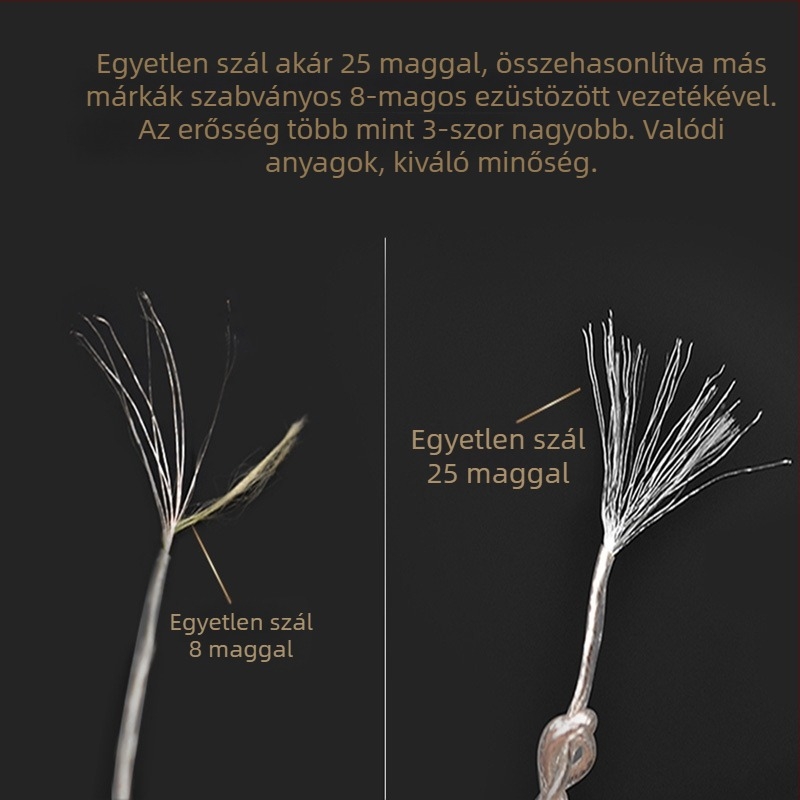 8-szálas fejhallgató-kábel KZ MMCX csatlakozóval, 4,4 mm kiegyensúlyozott