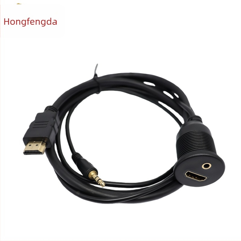 Audio kábel USB + 3,5 mm Audio + HDMI, réz vezető, PVC szigetelés, injekciós öntés, ROHS tanúsítvány