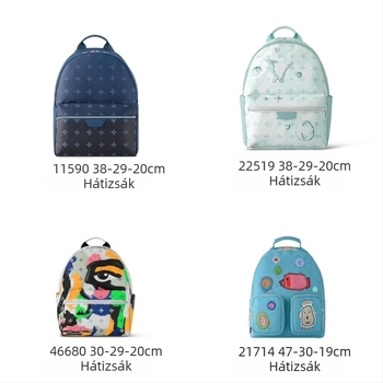Együttműködésben tervezett férfi hátizsák – hétköznapi utazótáska, 20–35 L, 10 hüvelykes laptophoz, vízálló PVC, belső vászon bélés, levegő párnás vállpántok, betűs mintázat