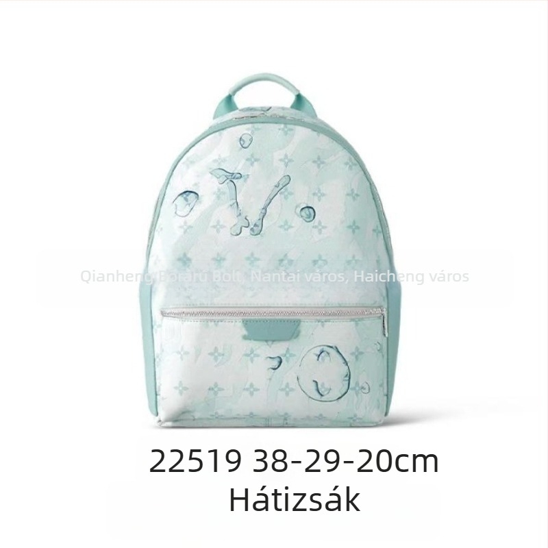 Együttműködésben tervezett férfi hátizsák – hétköznapi utazótáska, 20–35 L, 10 hüvelykes laptophoz, vízálló PVC, belső vászon bélés, levegő párnás vállpántok, betűs mintázat