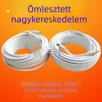Kültéri koaxiális jelkábel set-top boxhoz és műholdas TV-antenához