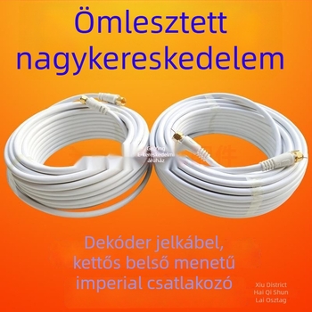 Kültéri koaxiális jelkábel set-top boxhoz és műholdas TV-antenához