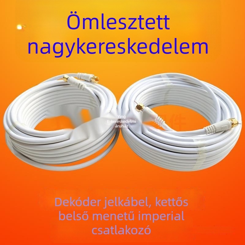 Kültéri koaxiális jelkábel set-top boxhoz és műholdas TV-antenához