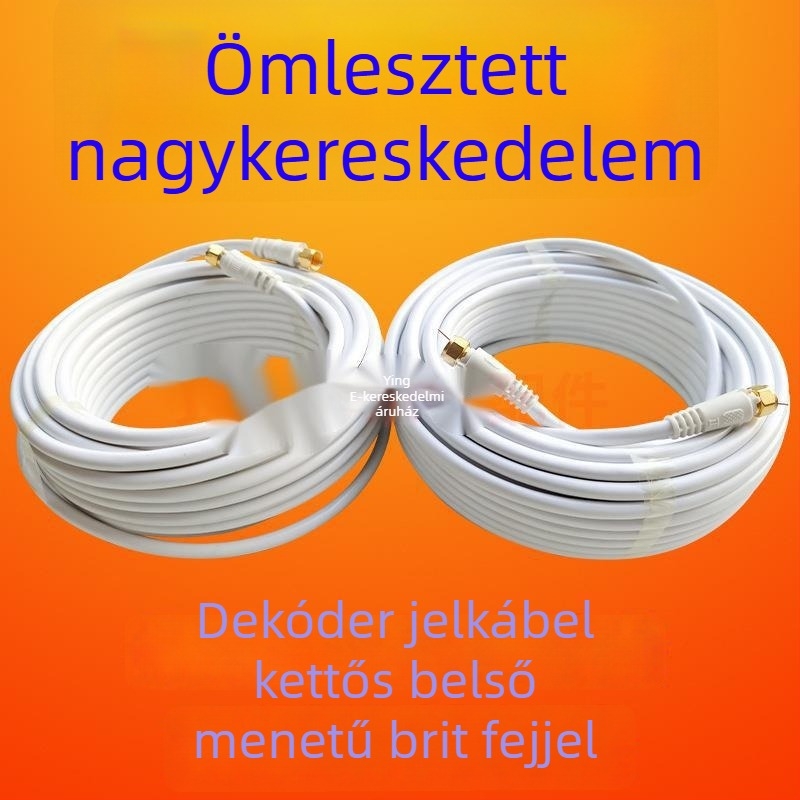 Kültéri koaxiális jelkábel set-top boxhoz és műholdas TV-antenához