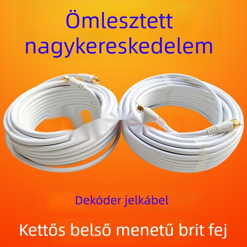 Kültéri koaxiális jelkábel set-top boxhoz és műholdas TV-antenához