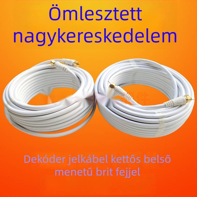 Kültéri koaxiális jelkábel set-top boxhoz és műholdas TV-antenához