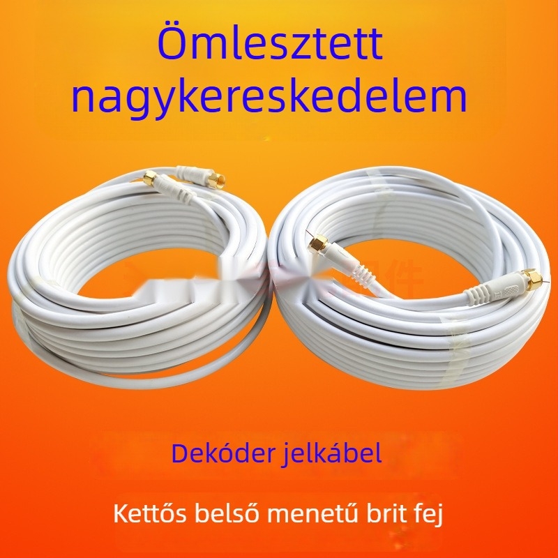 Kültéri koaxiális jelkábel set-top boxhoz és műholdas TV-antenához