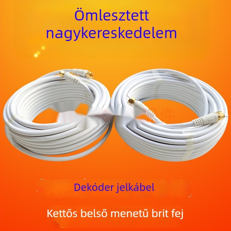 Kültéri koaxiális jelkábel set-top boxhoz és műholdas TV-antenához