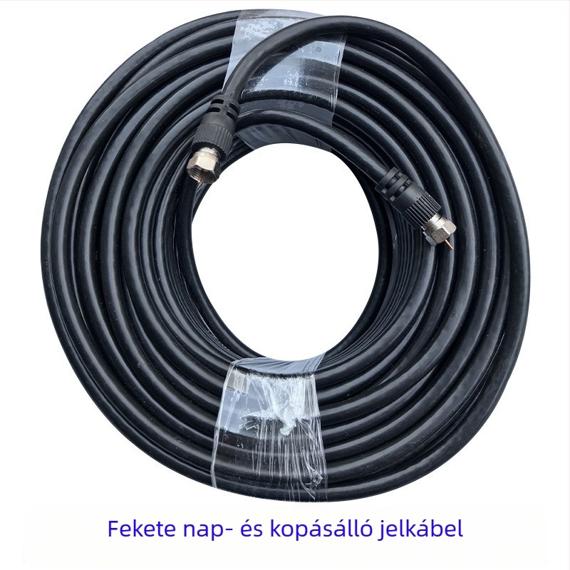 Kültéri koaxiális jelkábel set-top boxhoz és műholdas TV-antenához
