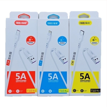 Honey Energy T10 3-in-1 USB töltőkábel Lightning, Micro USB és Type-C – Gyors töltés akár 65W, PVC