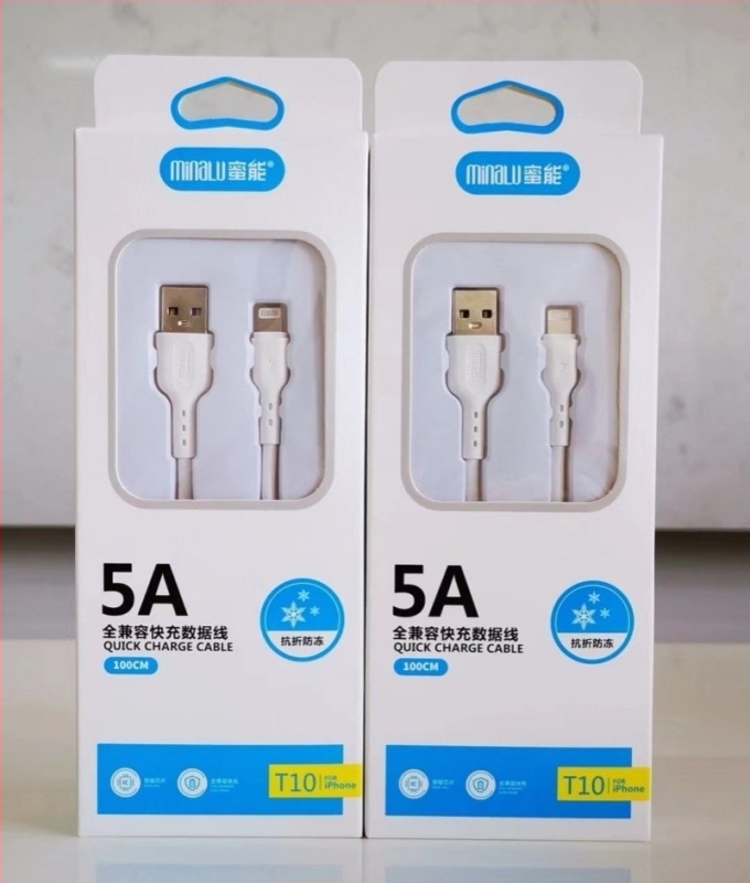 Honey Energy T10 3-in-1 USB töltőkábel Lightning, Micro USB és Type-C – Gyors töltés akár 65W, PVC
