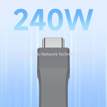 Type-C kétfejű adatkábel, gyors töltés, akár 40 Gbps, ABS