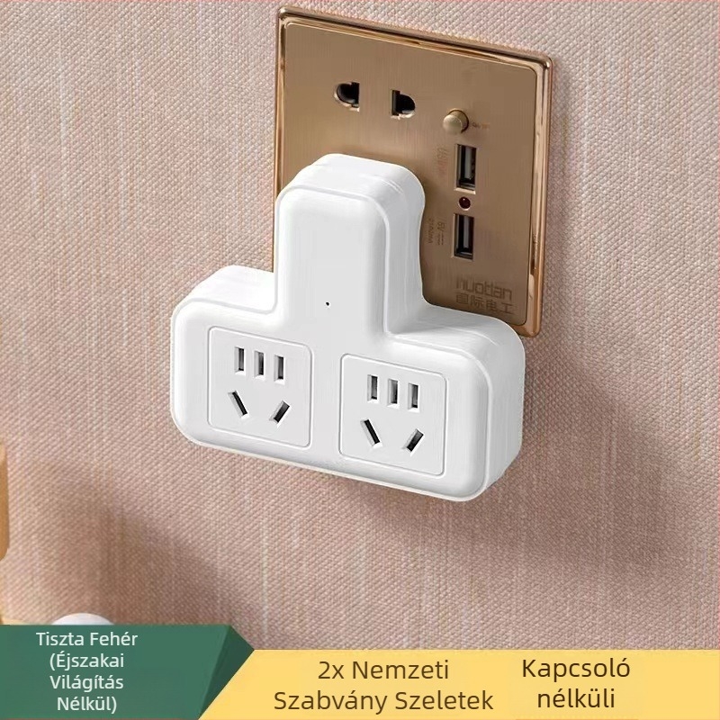 Mini utazó dugaszoló hosszabbító USB töltéssel, hordozható asztali használatra – CCC tanúsított