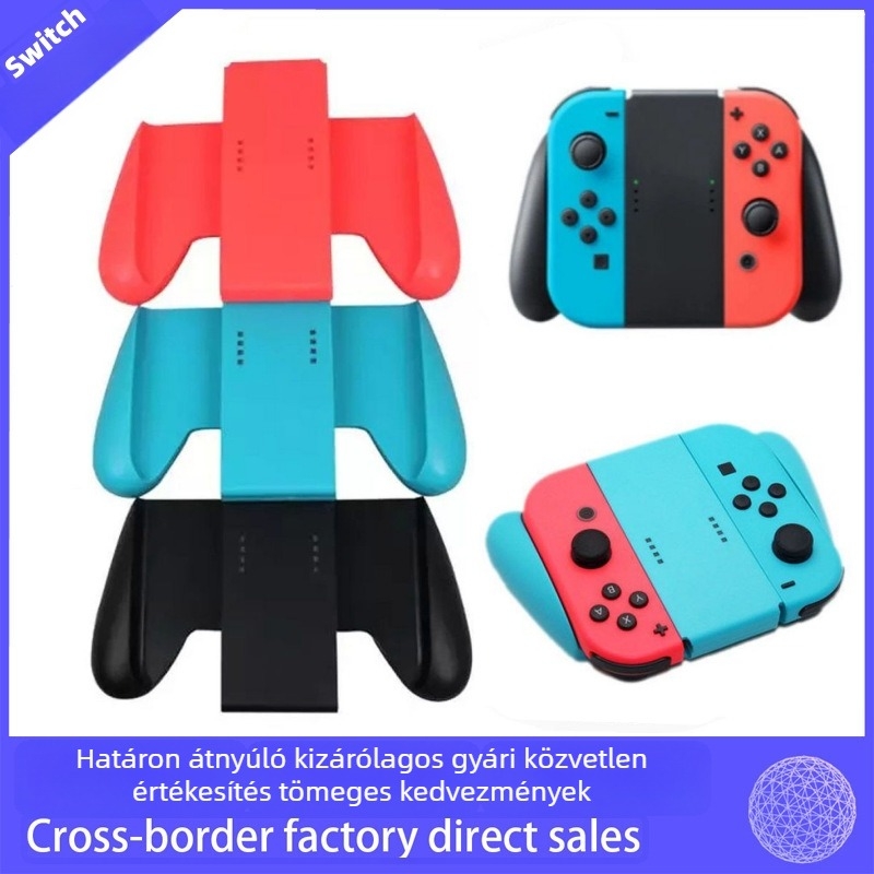 Switch markolatfogó — ABS anyag, közvetlen csatlakozás, kompatibilis bal és jobb Joy-Conhoz, súly 74 g, markolat táska tartozék