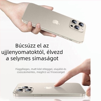 Murdinger iPhone 15 hátlapi tok – TPU, matt felület, ütésálló