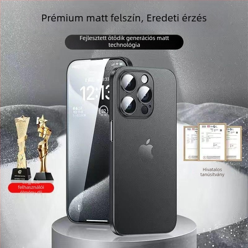 Murdinger iPhone 15 hátlapi tok – TPU, matt felület, ütésálló
