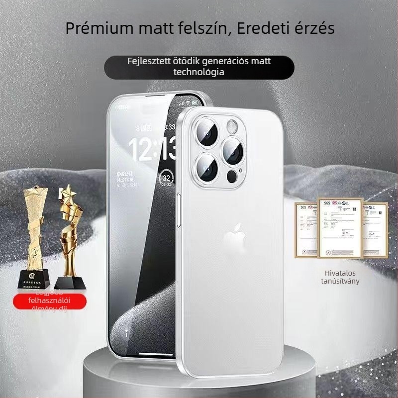 Murdinger iPhone 15 hátlapi tok – TPU, matt felület, ütésálló
