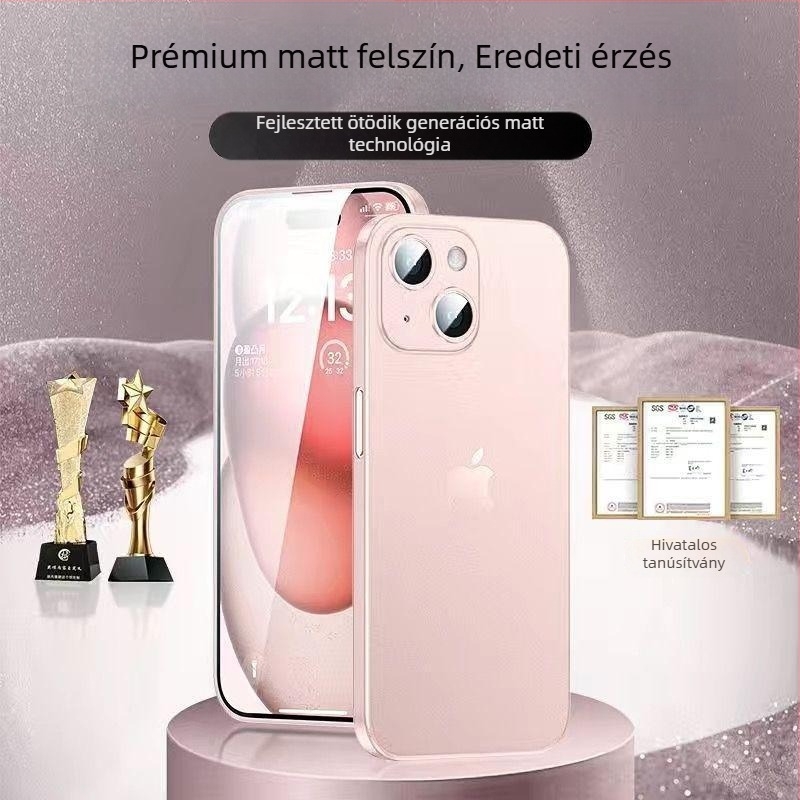 Murdinger iPhone 15 hátlapi tok – TPU, matt felület, ütésálló