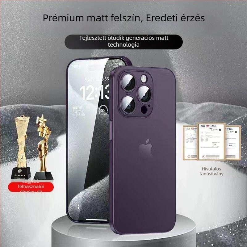 Murdinger iPhone 15 hátlapi tok – TPU, matt felület, ütésálló