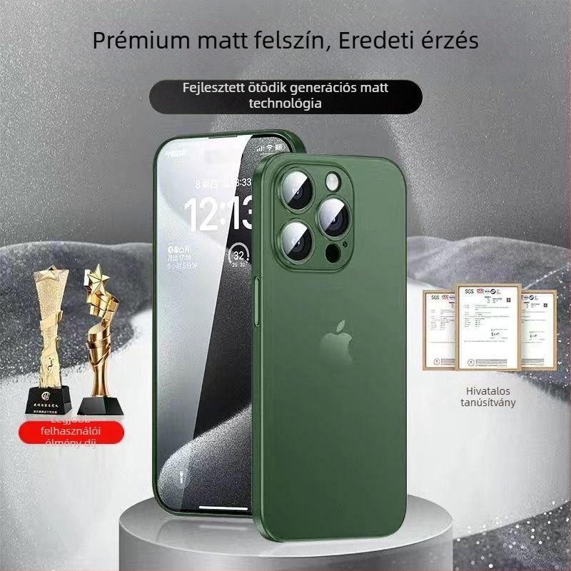 Murdinger iPhone 15 hátlapi tok – TPU, matt felület, ütésálló