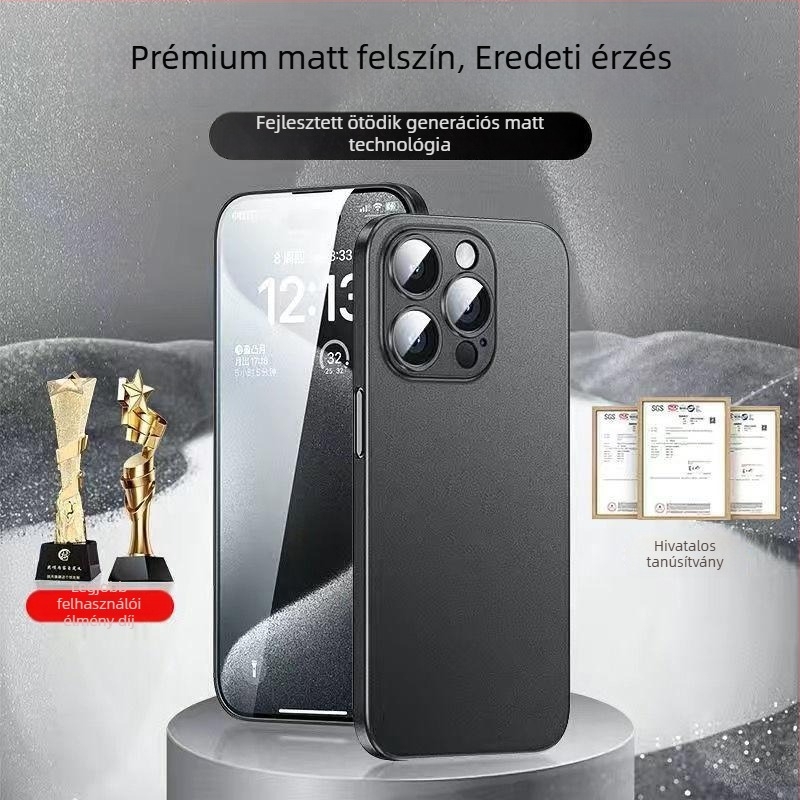 Murdinger iPhone 15 hátlapi tok – TPU, matt felület, ütésálló