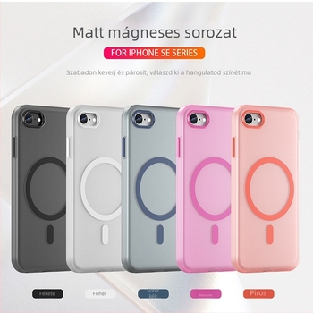 Rugged Shield TPU matt tok Apple iPhone SE2/SE3 – Kopásálló, ütésálló, ujjlenyomat-mentes, kompatibil SE2/SE3