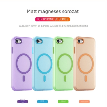 Rugged Shield TPU matt tok Apple iPhone SE2/SE3 – Kopásálló, ütésálló, ujjlenyomat-mentes, kompatibil SE2/SE3