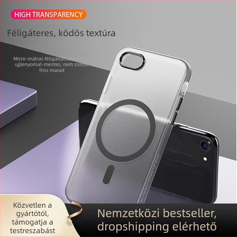 Rugged Shield TPU matt tok Apple iPhone SE2/SE3 – Kopásálló, ütésálló, ujjlenyomat-mentes, kompatibil SE2/SE3