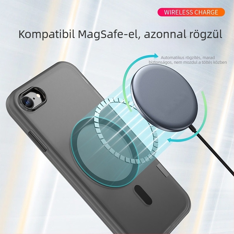 Rugged Shield TPU matt tok Apple iPhone SE2/SE3 – Kopásálló, ütésálló, ujjlenyomat-mentes, kompatibil SE2/SE3