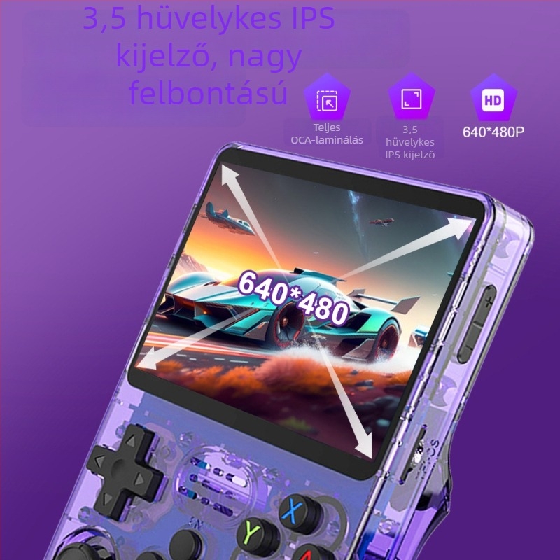 Nyílt forráskódú hordozható retro arkád játékkonzol, kettős rendszerrel, 64GB/128GB memória, MP4 lejátszó