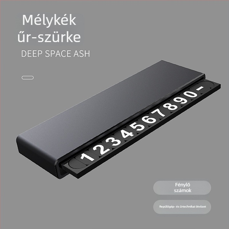 Fém rejtett ideiglenes parkolási jel, modell SW456, márka Chao Aoyu, logó nyomtatás elérhető