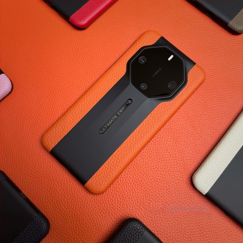 Huawei telefon tok – valódi bőr, kézzel készített, ütésálló, teljes lefedettség