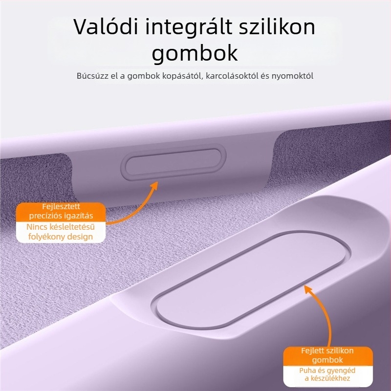 Folyékony szilikon mágneses telefontok iPhone 14 Pro Maxhoz – teljes körű védelmet nyújtó, vízálló, ütésálló, csúszásmentes
