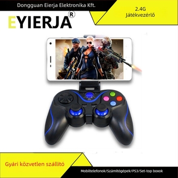 Bluetooth vezeték nélküli játékkontroller Android és iOS telefonokhoz, PC/PS3/TV kompatibilis, ABS anyag, 250 g