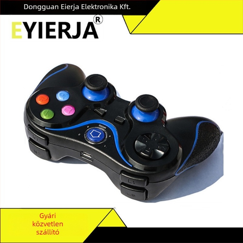 Bluetooth vezeték nélküli játékkontroller Android és iOS telefonokhoz, PC/PS3/TV kompatibilis, ABS anyag, 250 g
