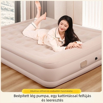 Kültéri automatikus felhúzható matrac egy- vagy kétszemélyes, összecsukható kemping matrac, felülete kompozit szövet