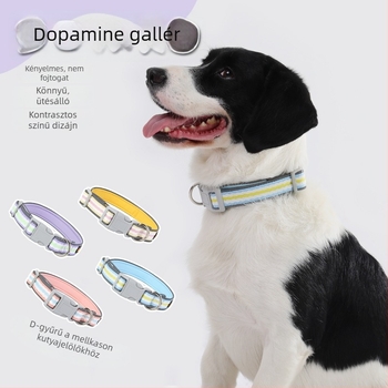 Dopamine kutyanyakörv kicsi- és közepes méretű kutyáknak — kényelmes, nem szorítja a nyakat, robbanásbiztos és vontatható