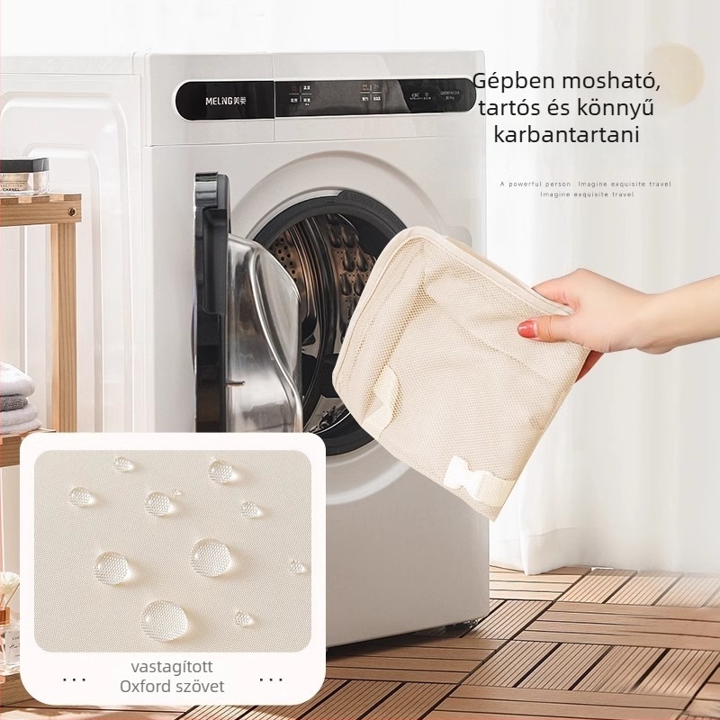 BUDDY TRAVEL Utazási tároló táska, hét részes készlet, kocka alakú, twill anyagú, többfunkciós rendező cipőknek, fehérneműnek, kozmetikumoknak és ruháknak