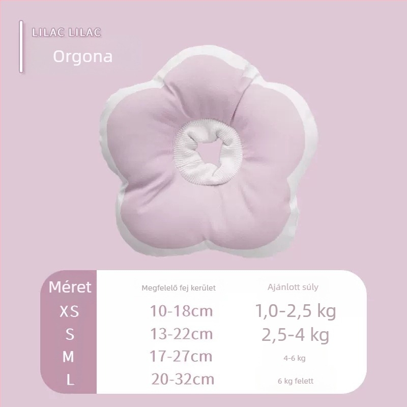 Puhább Elizabeth-kollár macskáknak és kutyáknak – anti nyalogatás, gyógyító nyakörv