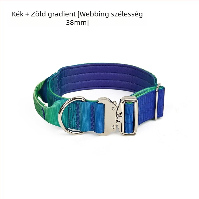 Nylonból készült taktikai nyakörv nagytestű kutyák számára robbanásbiztos kialakítással, modell LRD3030XQ