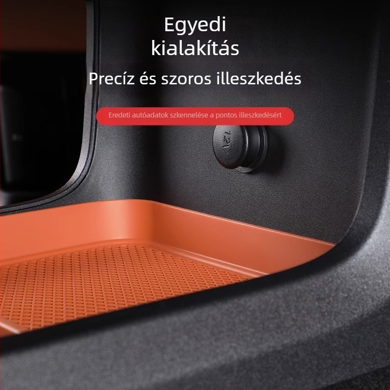 Szilikon középkonzol tárolómat Li Auto L6/L7/L8/L9-hez – alsó tárolórekesz, testreszabható, magánmárka elérhető