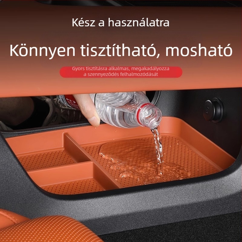 Szilikon középkonzol tárolómat Li Auto L6/L7/L8/L9-hez – alsó tárolórekesz, testreszabható, magánmárka elérhető