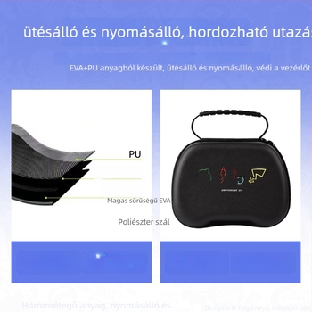 PS5 Tároló táska — EVA anyag, hordozható kialakítás, 110 g, Hua yaoyang