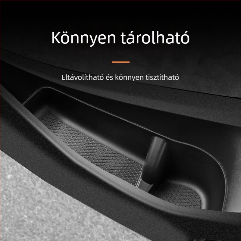 Középkonzol tároló doboz, modell Z1, anyag TPE, ragasztóval történő szerelés.