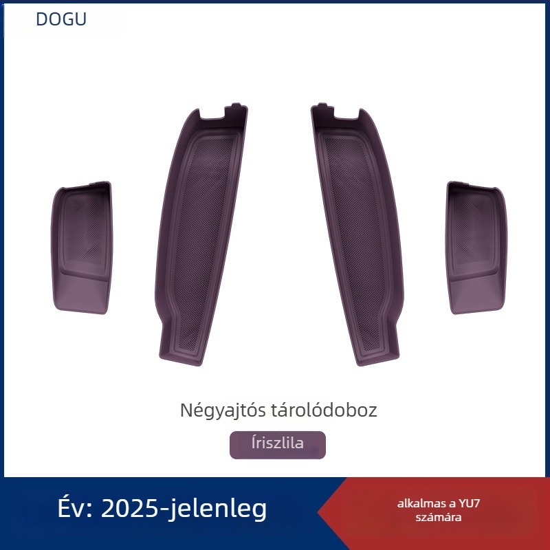 Yu7 négyajtós autó belső tároló csúszásmentes matrac, műanyag, 300 g, testreszabható