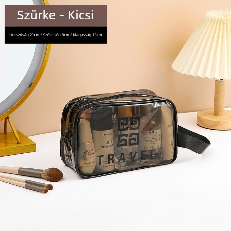 Kozmetikai táska P3959, PU anyag, vízálló, formája kézitáska, stílus modern és minimalist
