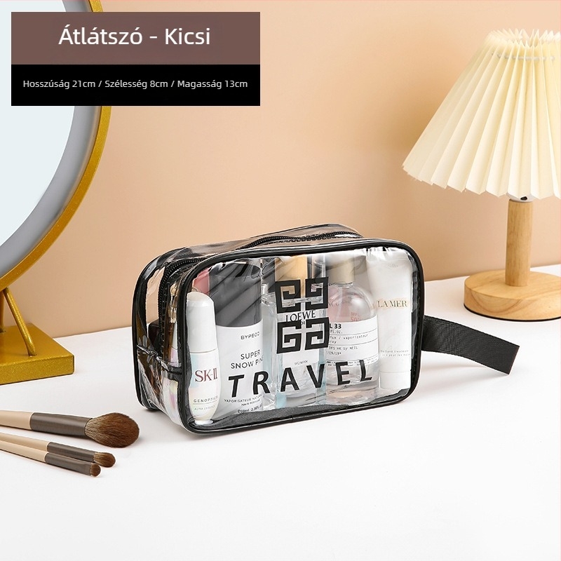 Kozmetikai táska P3959, PU anyag, vízálló, formája kézitáska, stílus modern és minimalist